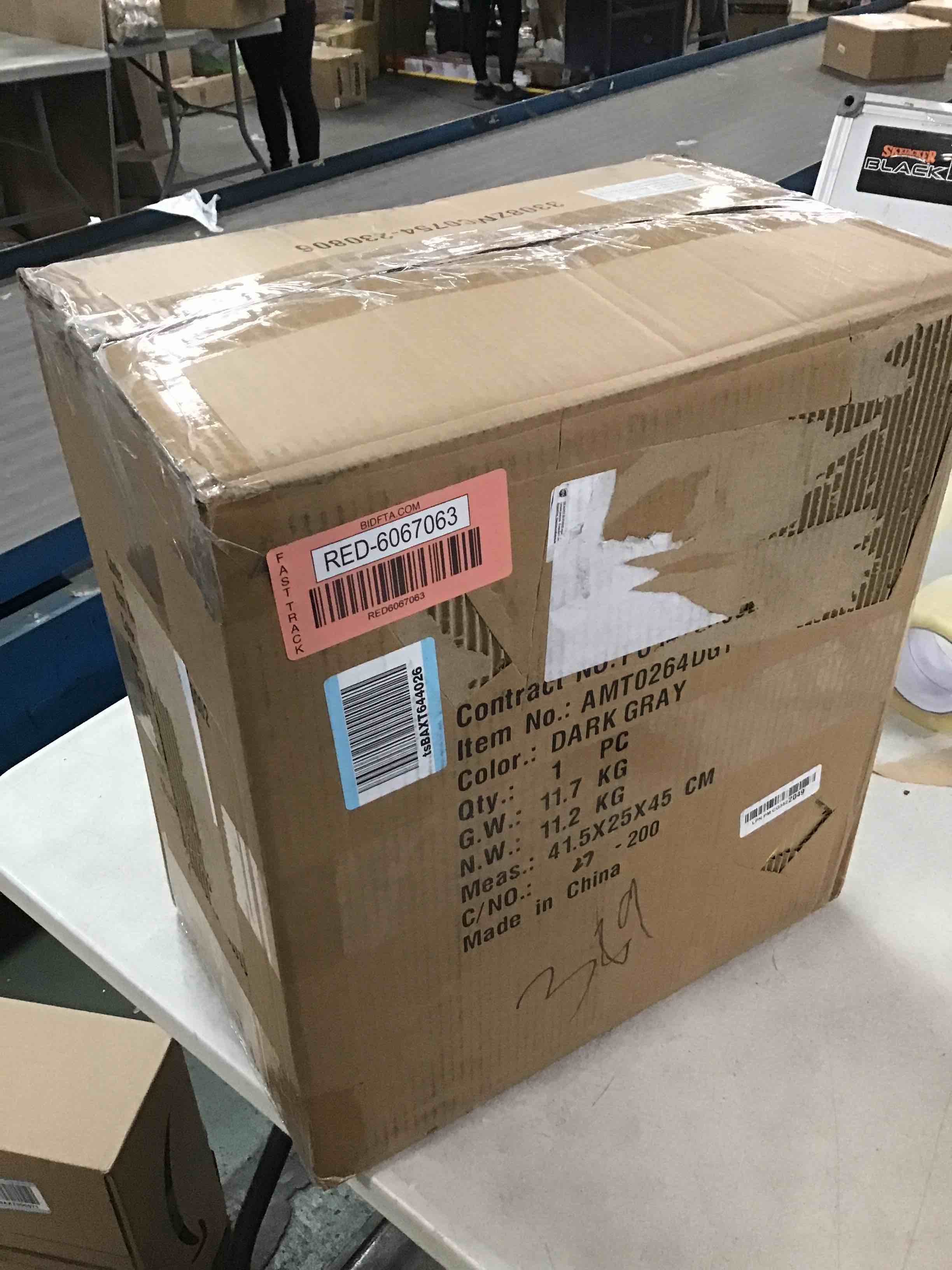 dark grey fuzzy chair