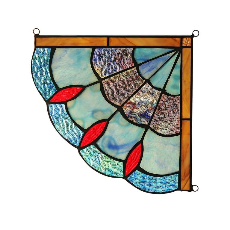 Tiffany-Glass Window Panel (similar to stock photo)