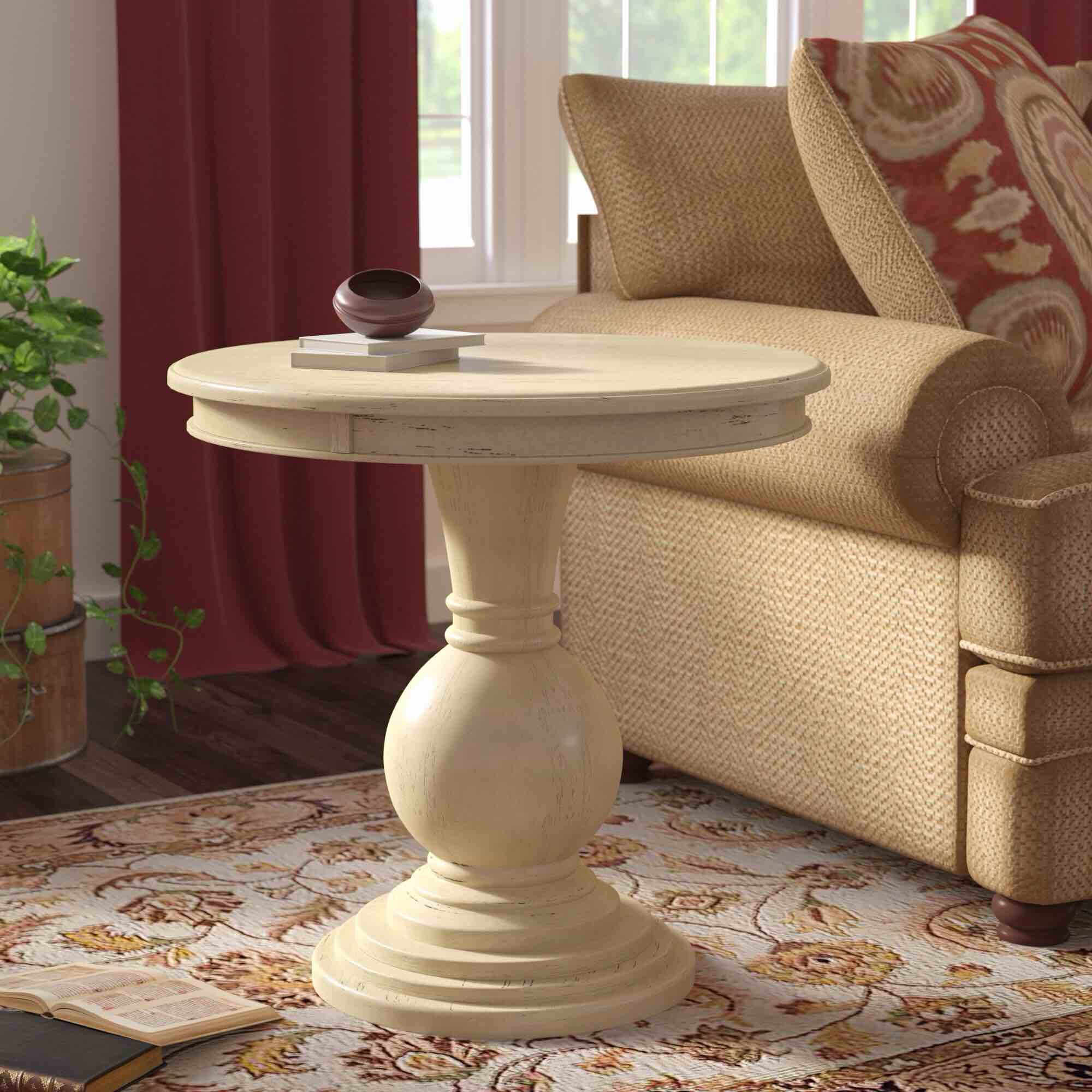 Muscogee Pedestal End Table