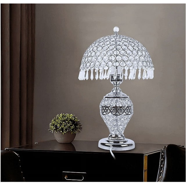 Crystal Table Lamp Bedside Night Light