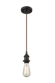Innovations Lighting Bruno Marashlian Bare Bulb 2 Inch Mini Pendant Bare Bulb - 201C-BAB - Industrial(incomplete missing light)
