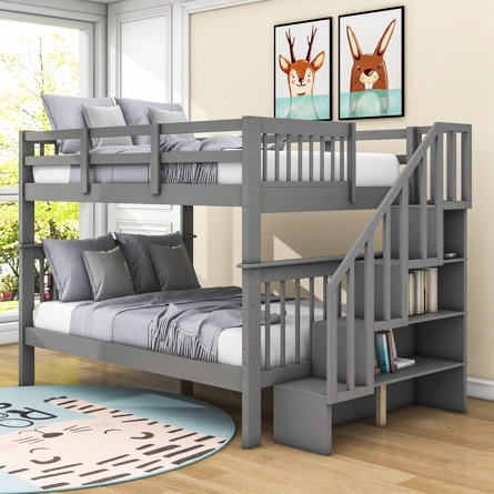 DilanyKids Full Over Full Bunk Bed Dilany Kids Full Over Full Bunk Bed(incomplete box 1/3)