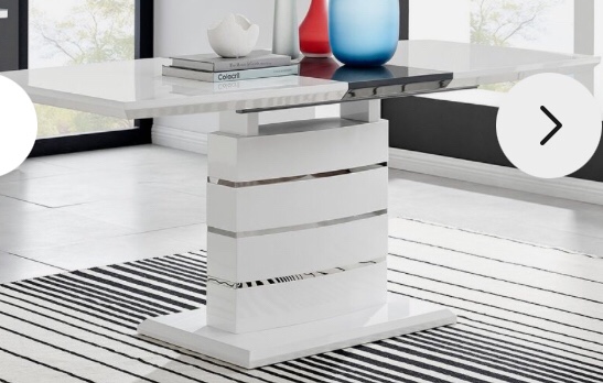 Renato Dining Table Top.   top only. incomplete 