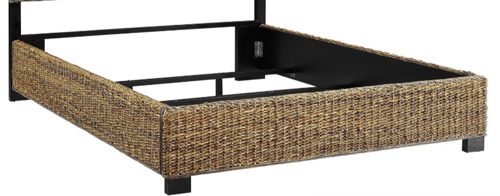 CF92005-502BN. QUEEN FOOTBOARD AND RAILS only. incomplete