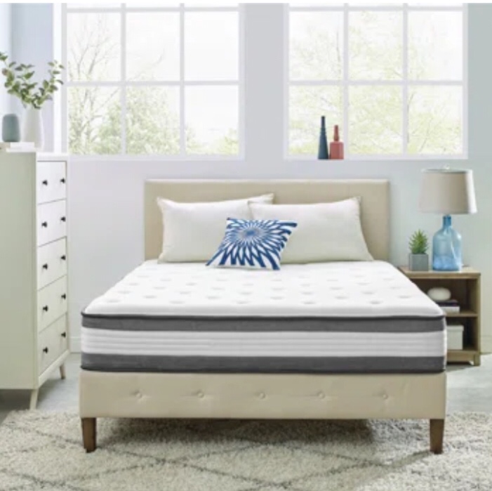 Wayfair Sleep™ 10.5" Plush Cooling Gel Hybrid Mattress(Full)