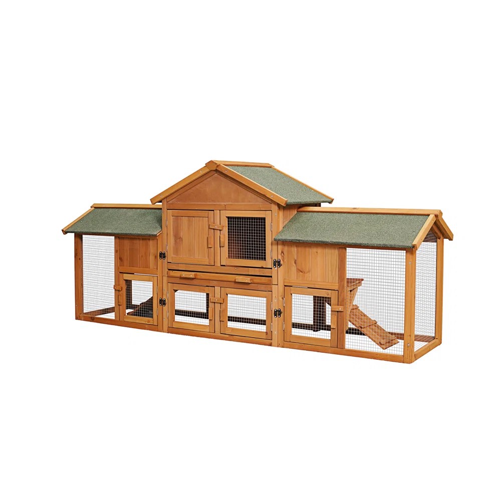 Finney Weather Resistant Guinea pig Hutch with Ramp