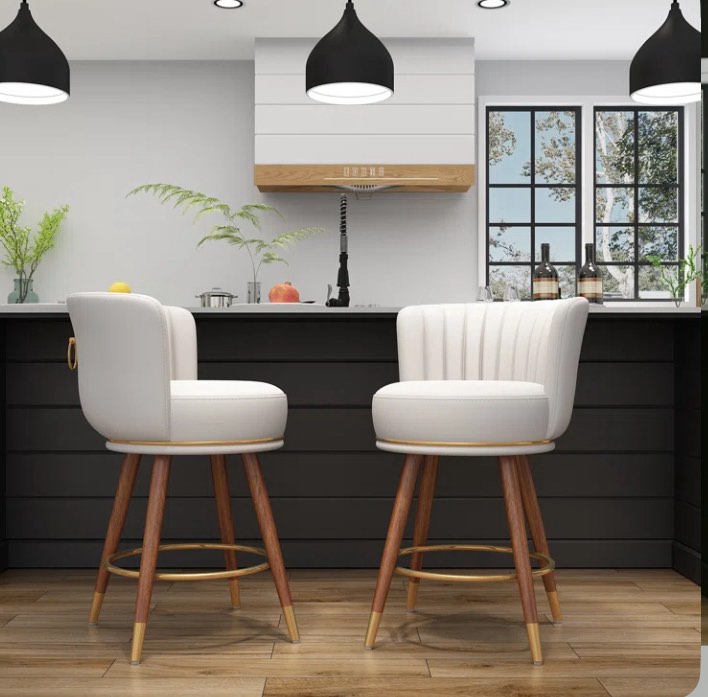 Anneli Swivel 24'' Counter Stool