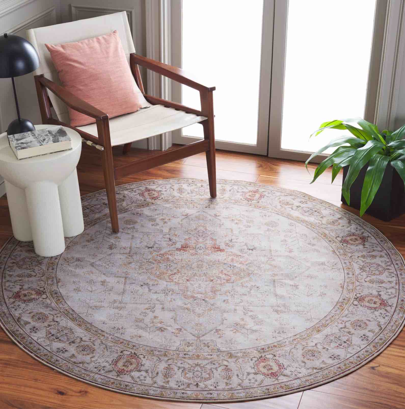 Sonia Oriental Power Loom Light Purple/Sage Area Rug