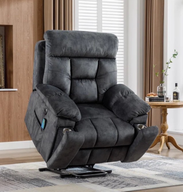 Upholstered Recliner (Set of 1 ) incomplete box 2 of 3 (different color to stock photo