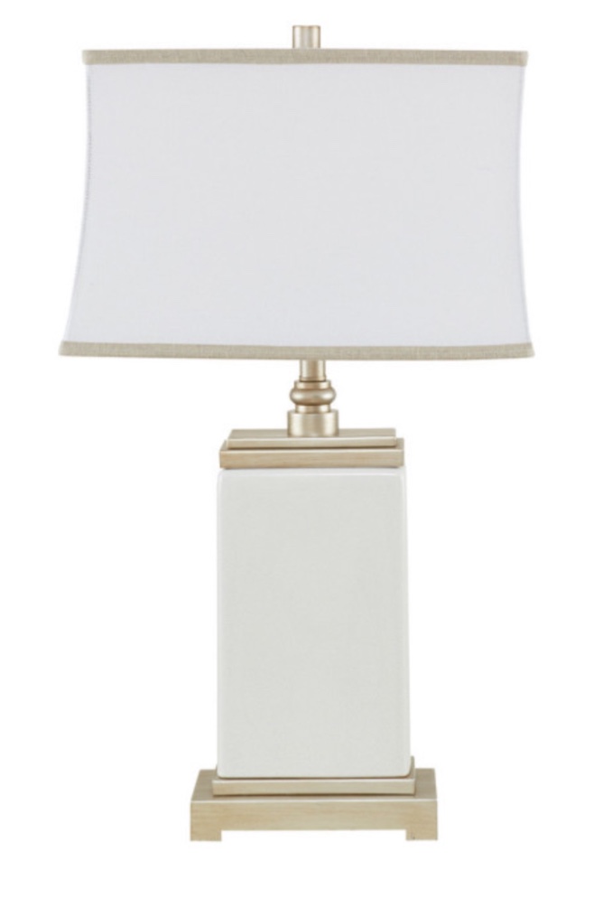 Colette Rectangular Ceramic Table Lamp