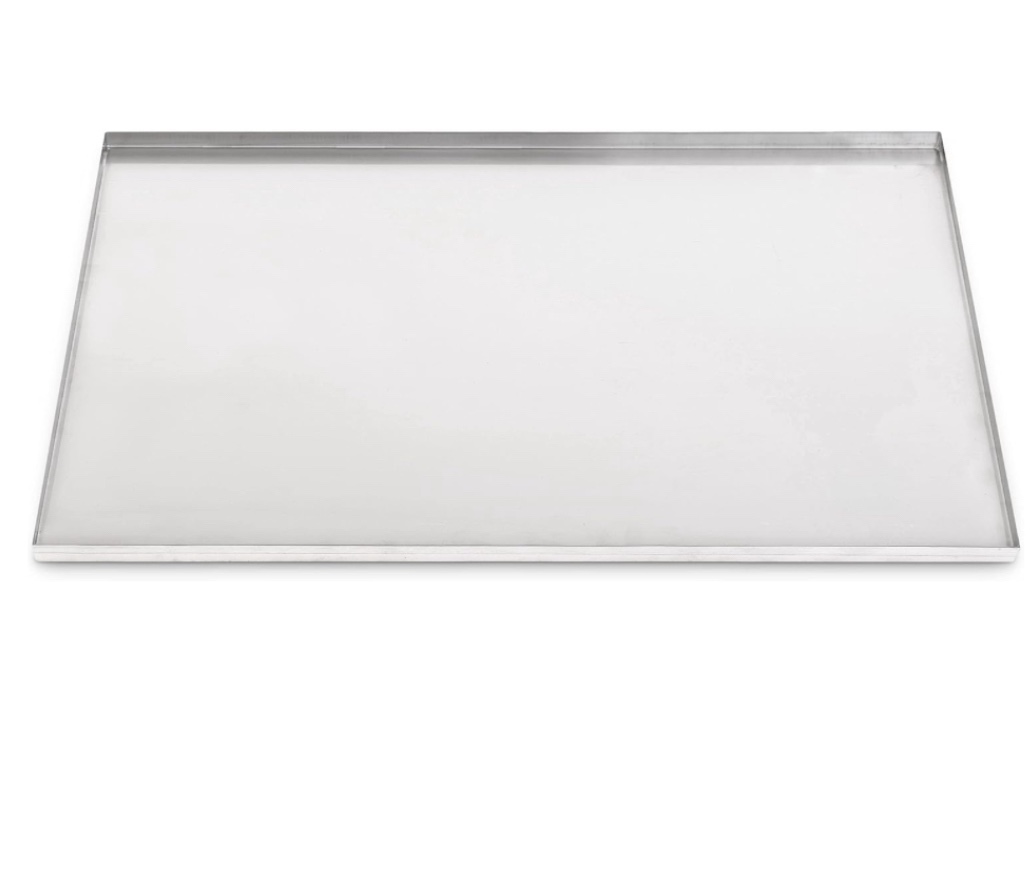 Pinnacle Systems Metal Replacement Dog Crate Pan Chew Proof Crack Proof Pet Kennel Tray Central Dog Crate Pan Pet Supplies(Stainless Steel, 46.75" L X 28" W X 1")