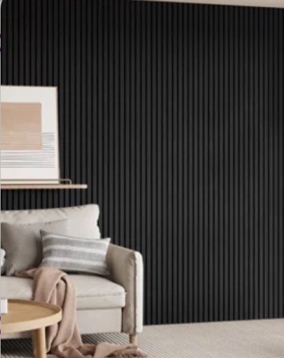4PC x 106" x 12.6" 3D Acoustic/Sound proof Wood Slat Wall Panels (Set of 4/37 sq. ft.)