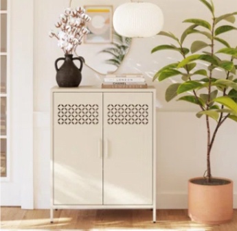 Annie Metal 2-Door Accent Cabinet