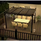 Aluminum Pergola with Canopy