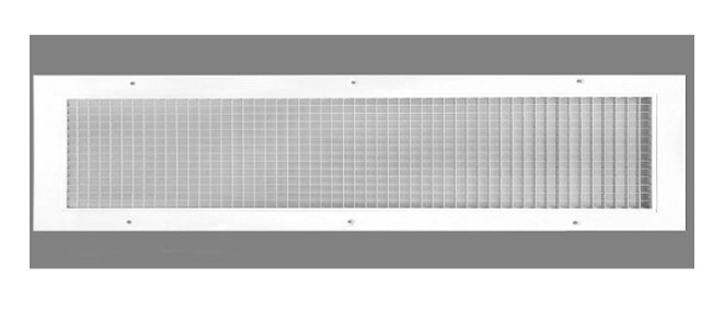 8" x 26" or 26" x 8" Cube Core Eggcrate Return Air Grille - Aluminum Rust Proof - HVAC Vent Duct Cover - White [Outer Dimensions: 10.75]