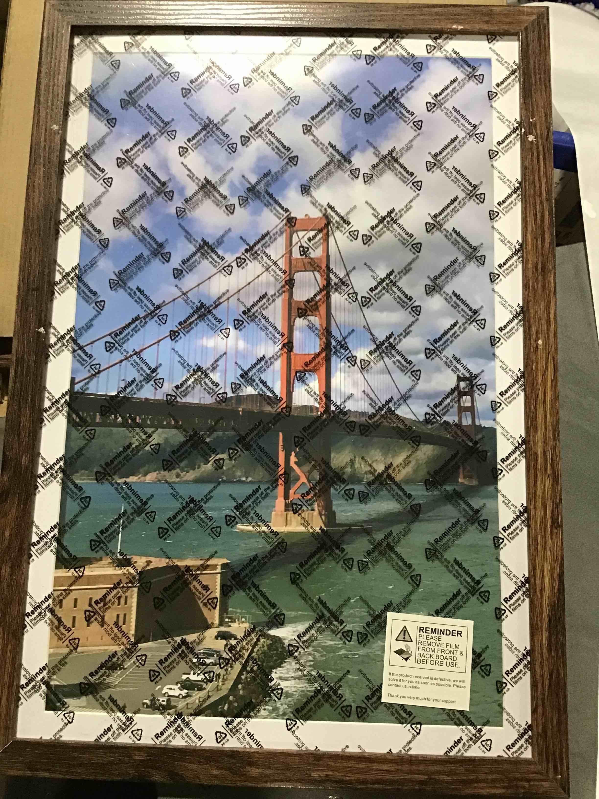 LUCKYLIFE 12x18 Poster Frame Brown Set of 2, Display Pictures 11x17 with Mat or 12x18 without Mat, Wall Mount Brown 12x18