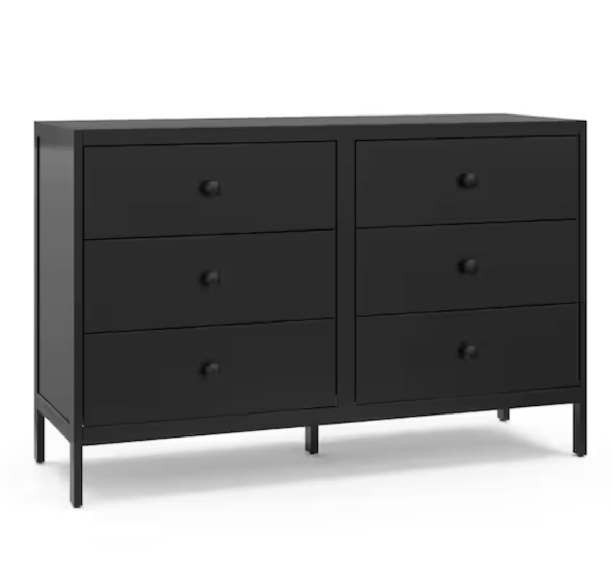 6 Drawer Dresser black FH0012BKN