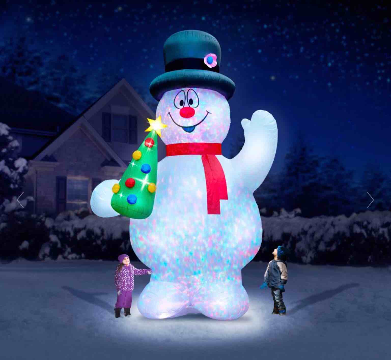 The 16' Frosty The Snowman Lightshow