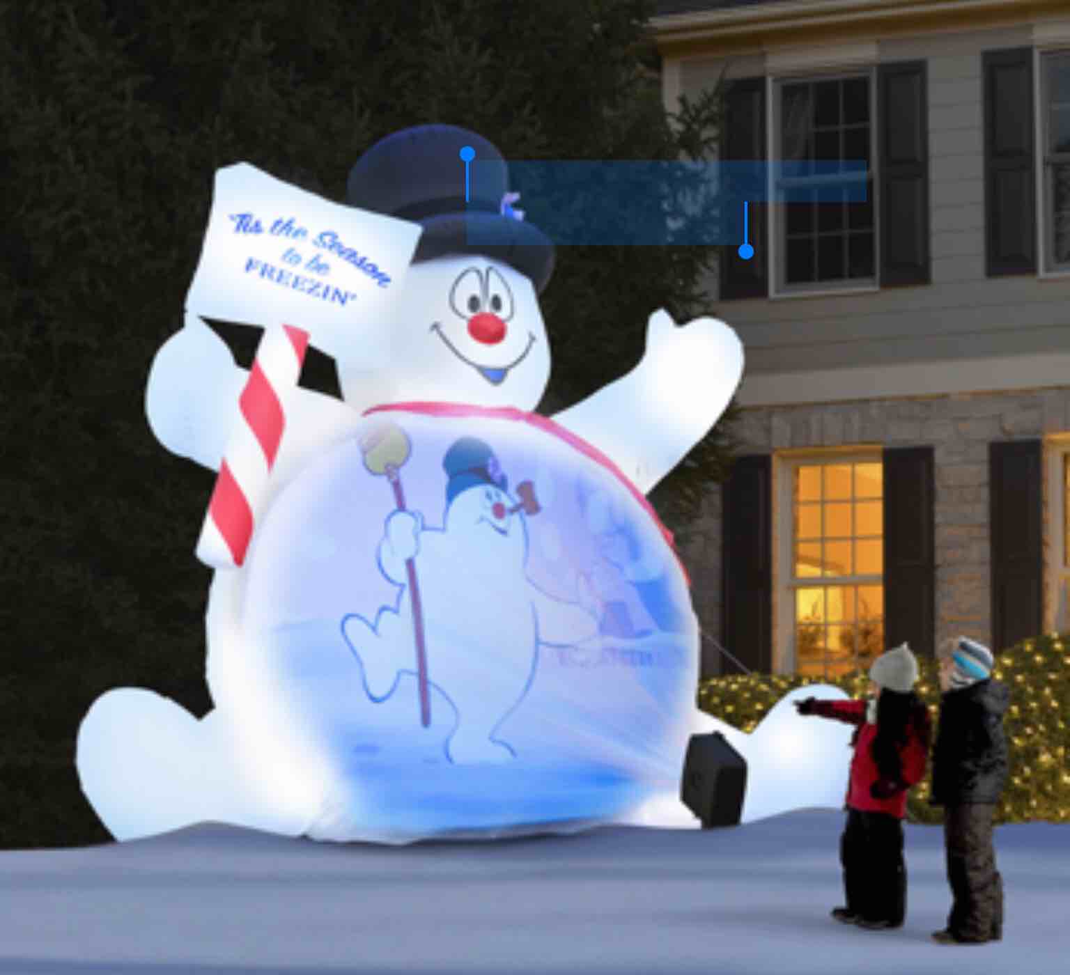 The Video Projecting 10' Frosty The Snowman