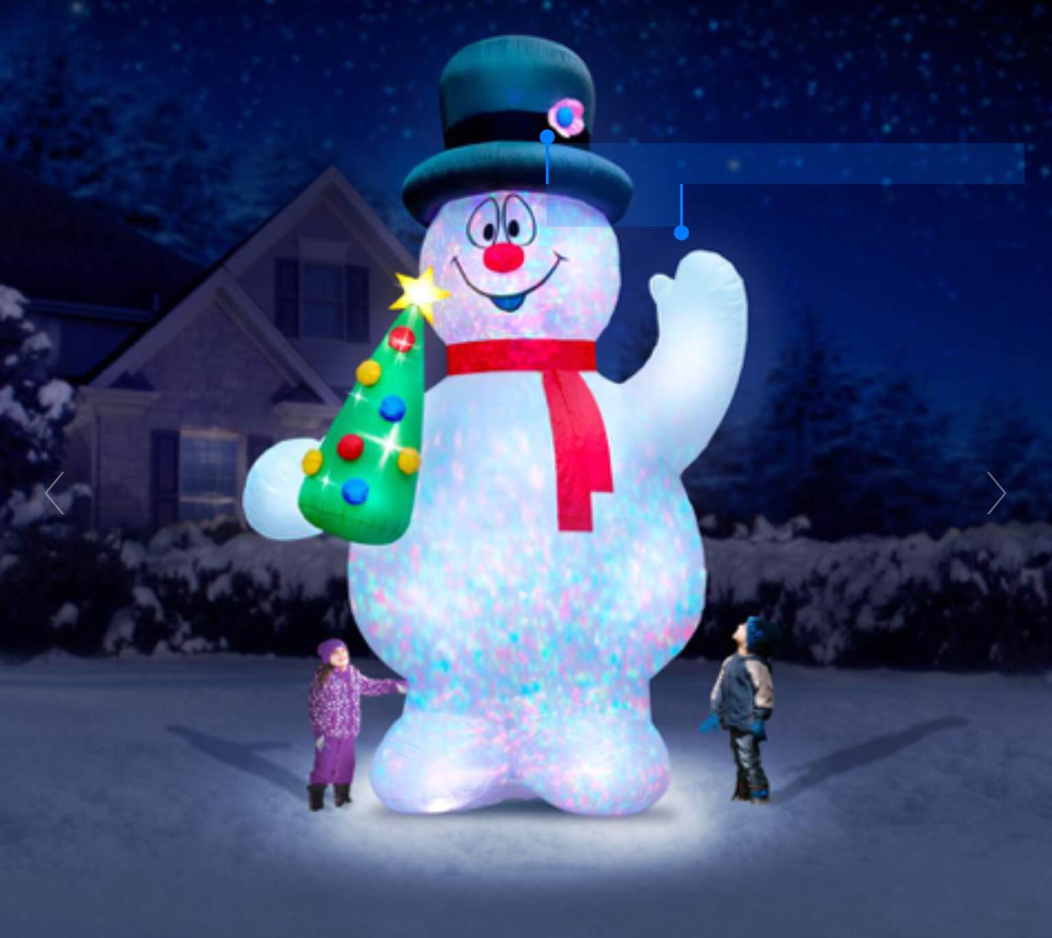 The 16' Frosty The Snowman Lightshow