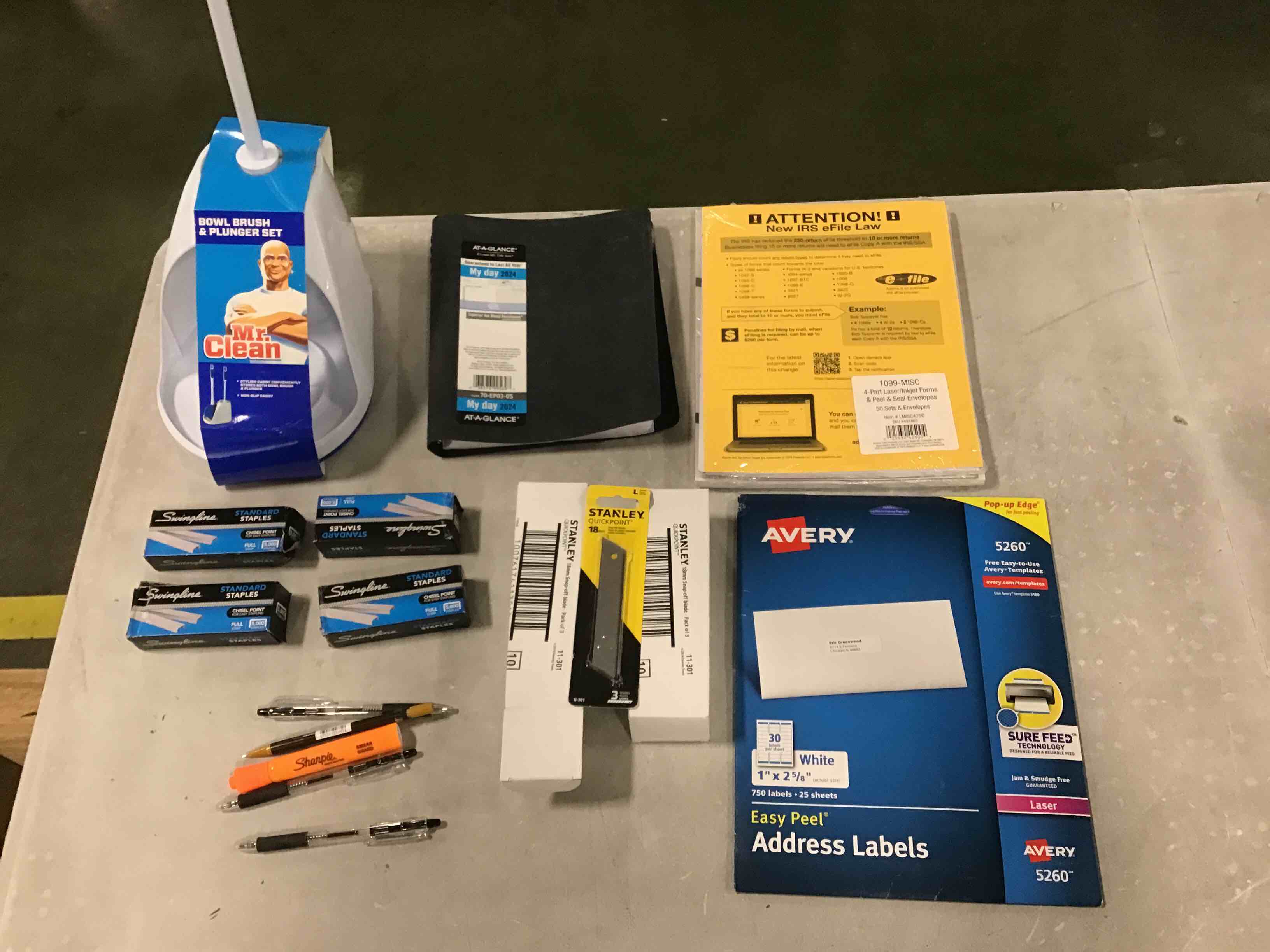 Assorted Office Supplies