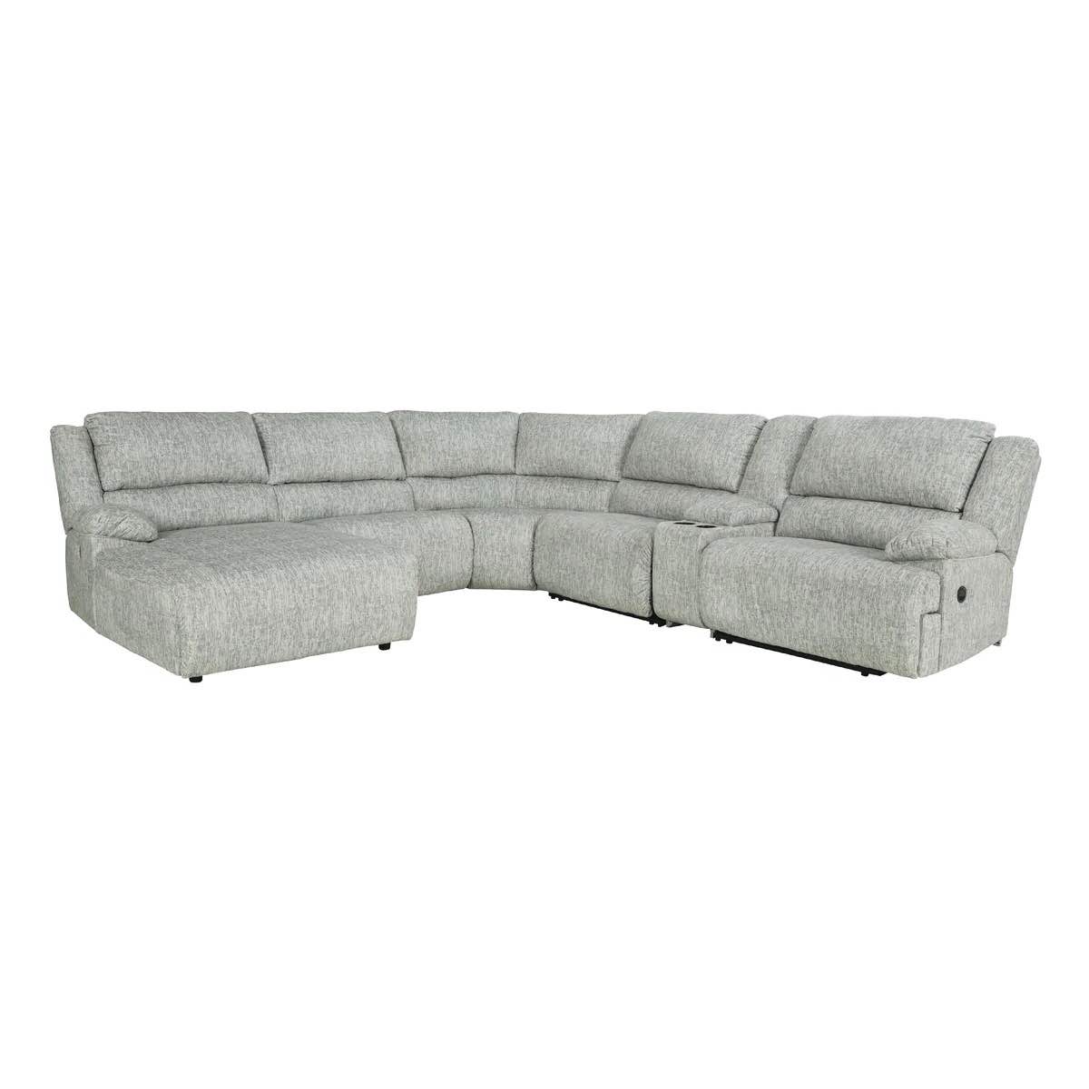 **INCOMPLETE**McClelland Manual Reclining Sectional with Chaise