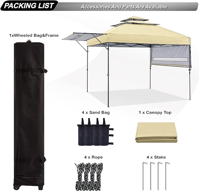 Pop Up Canopy Tent 10X17 ,only frame 