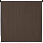 VICLLAX Outdoor Roller Shade Mocha 