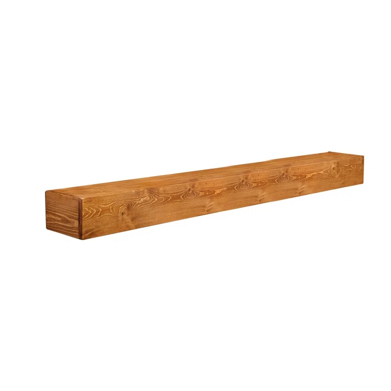 Haynor Solid Wood Fireplace Mantel Floating Shelf