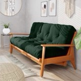 Loosh Home 10" Pocket Coil Futon Mattress. Mattress only. Frame not included. Dark Green - Full