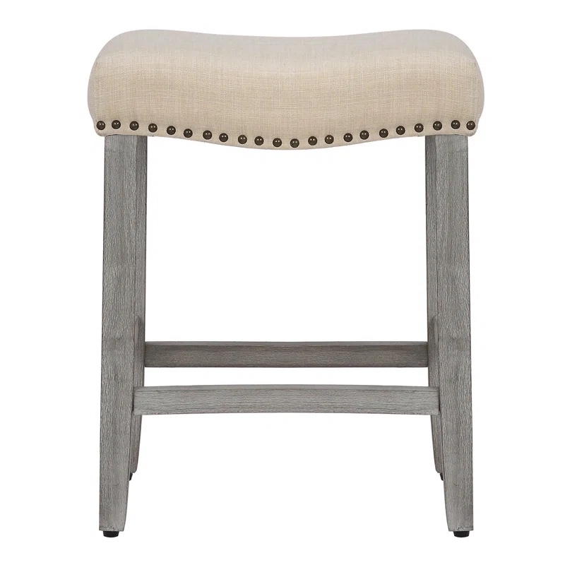 Ileana Upholstered Counter  Bar Stool (Set of 2)