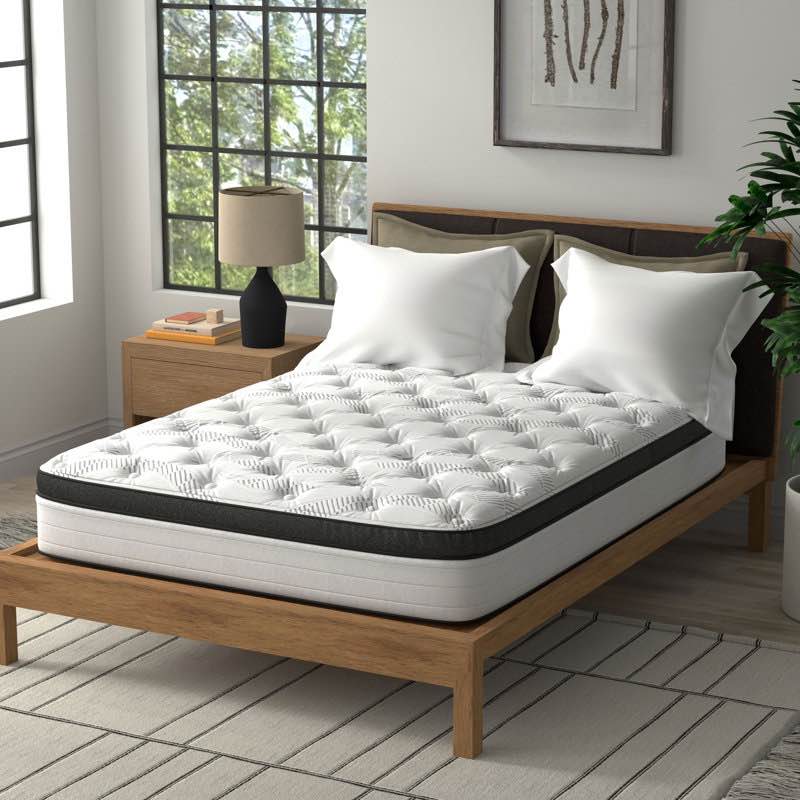 Wayfair Sleep™ 12" Medium Pillow Top Hybrid Mattress Queen 