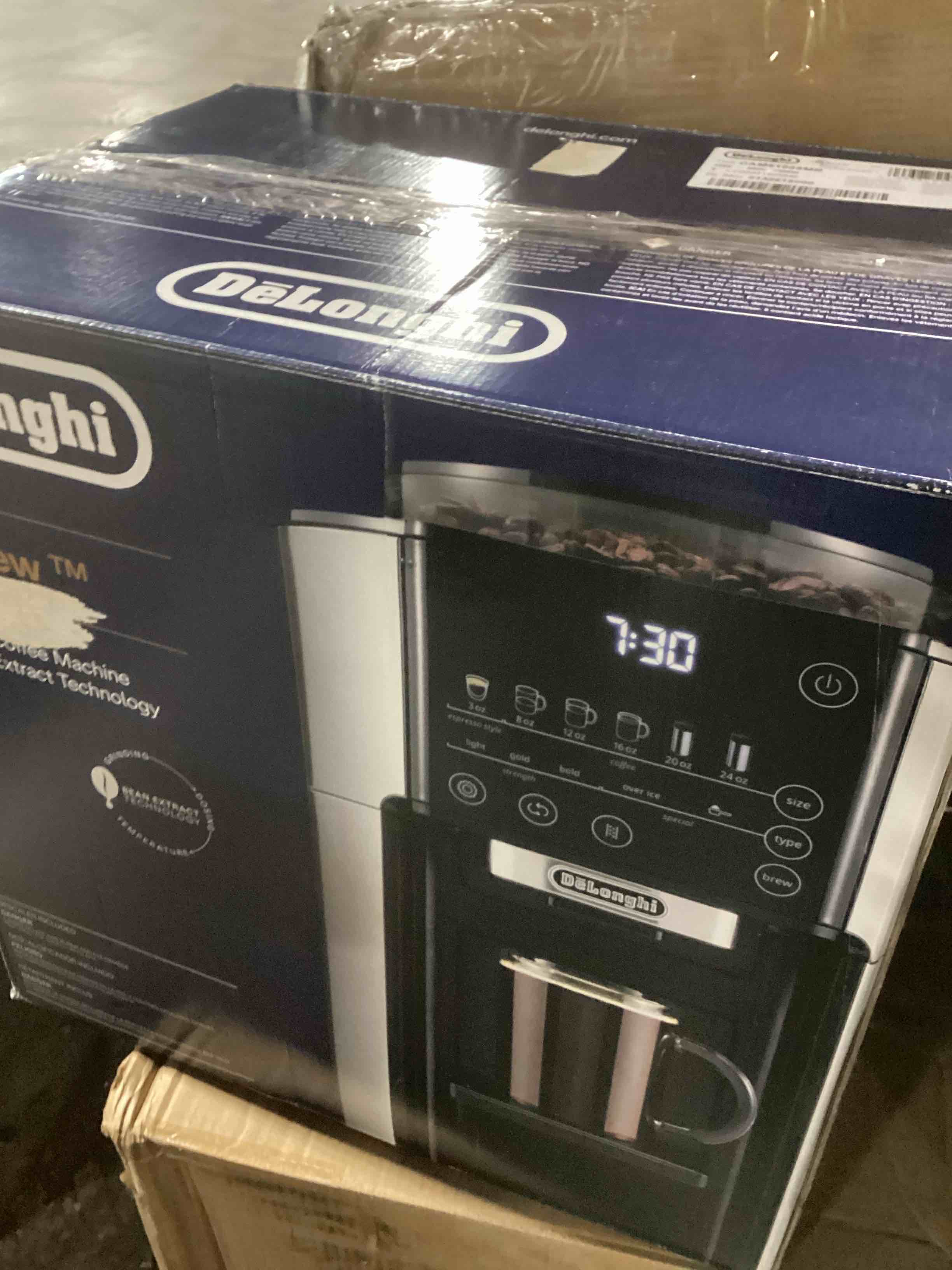 De'Longhi TrueBrew Automatic Single Serve, 8 oz to 24 oz Coffee Maker