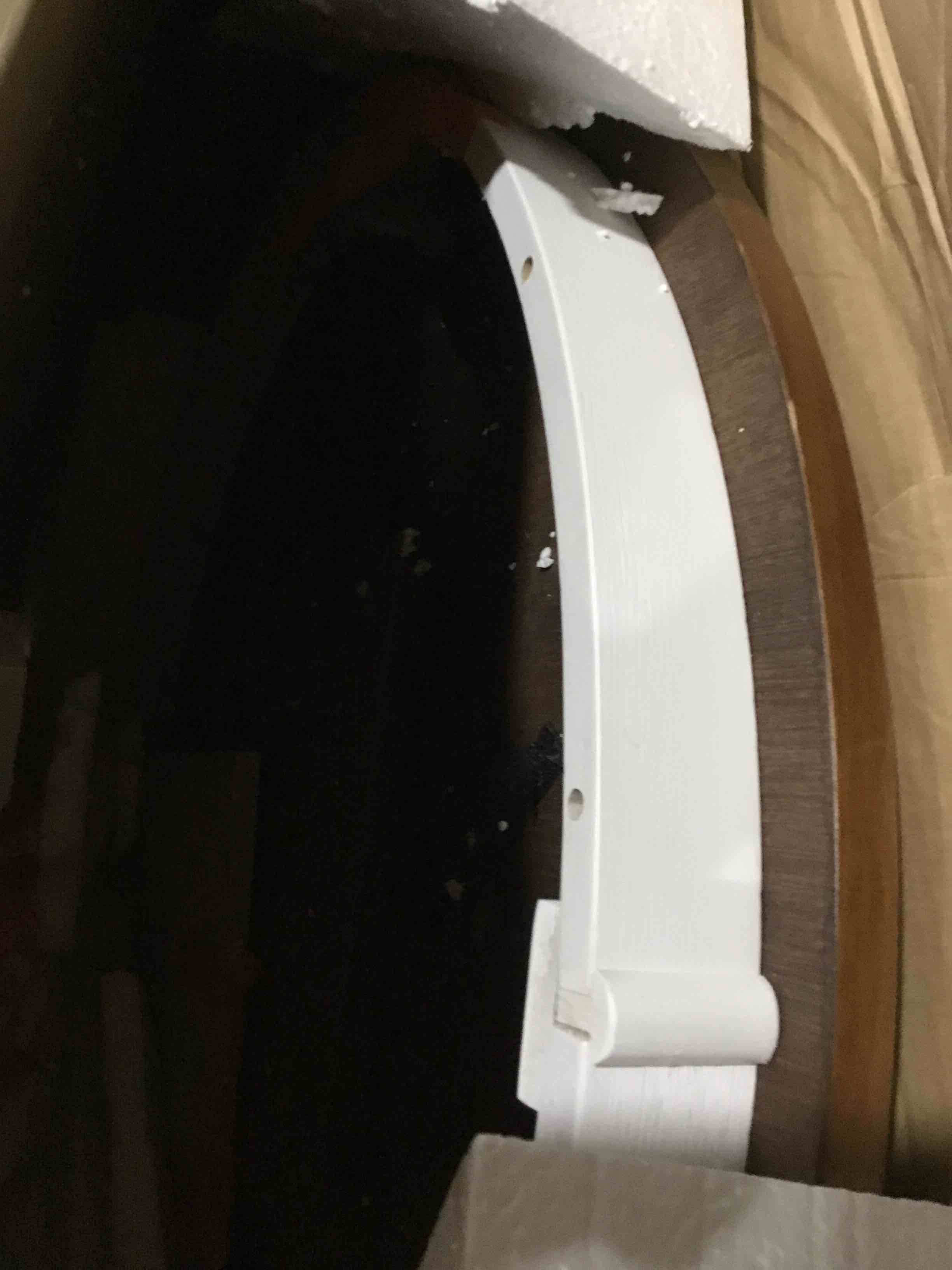 Amoz 42" Pedestal Dining Table ( Missing pieces)