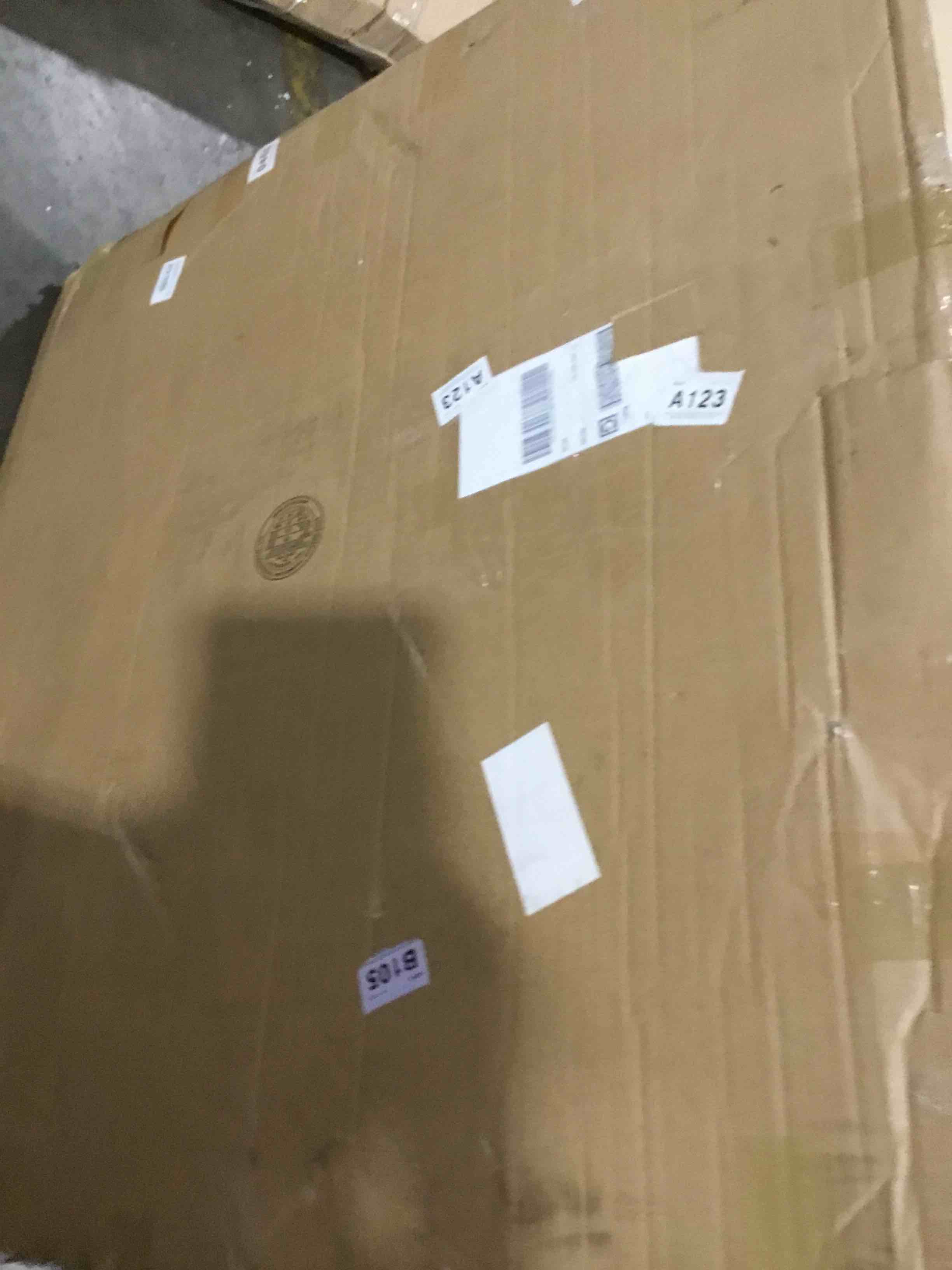 Amoz 42" Pedestal Dining Table ( Missing pieces)