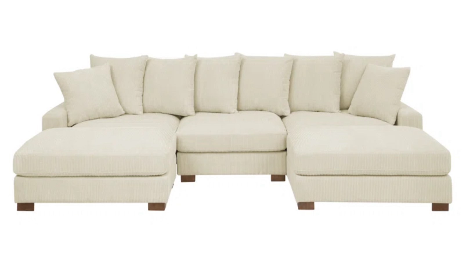 Wynisha 122'' Corduroy Sofa (incomplete 1 box only)