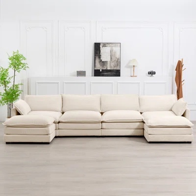 Redenius 6-Piece 148'' Upholstered (incomplete 1 box only)