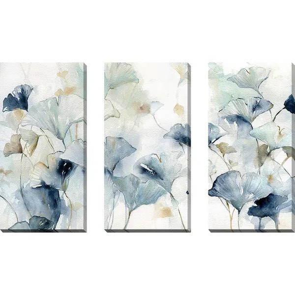 Glorious Ginkgo - 3 Piece Wrapped Canvas Painting Set