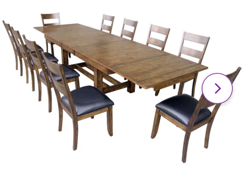 Schoenberg 45”x37” rectangular dining table top (incomplete top only)