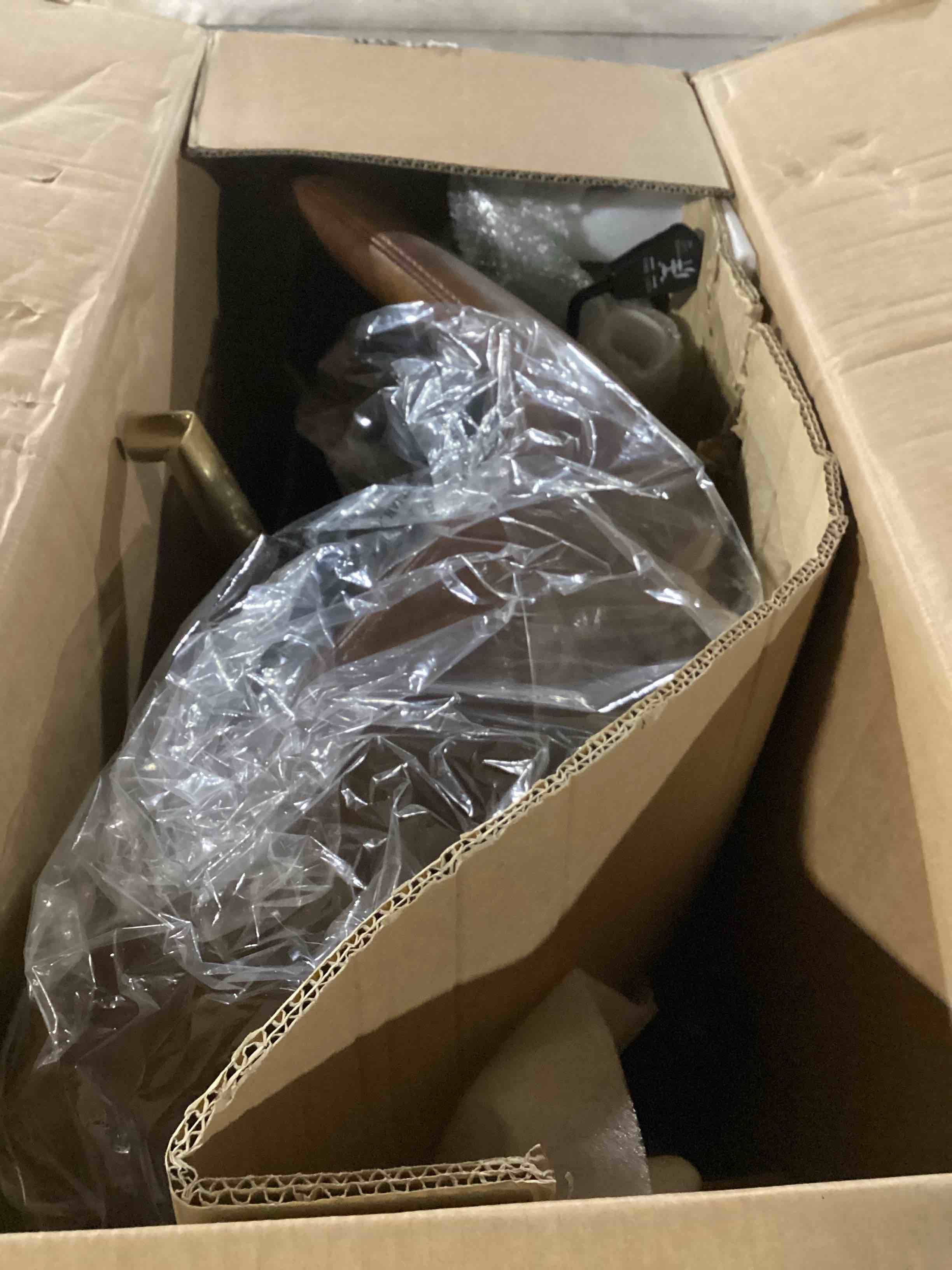 DUHOME Modern PU Leather Office Chair Desk Chair Swivel Computer Chair