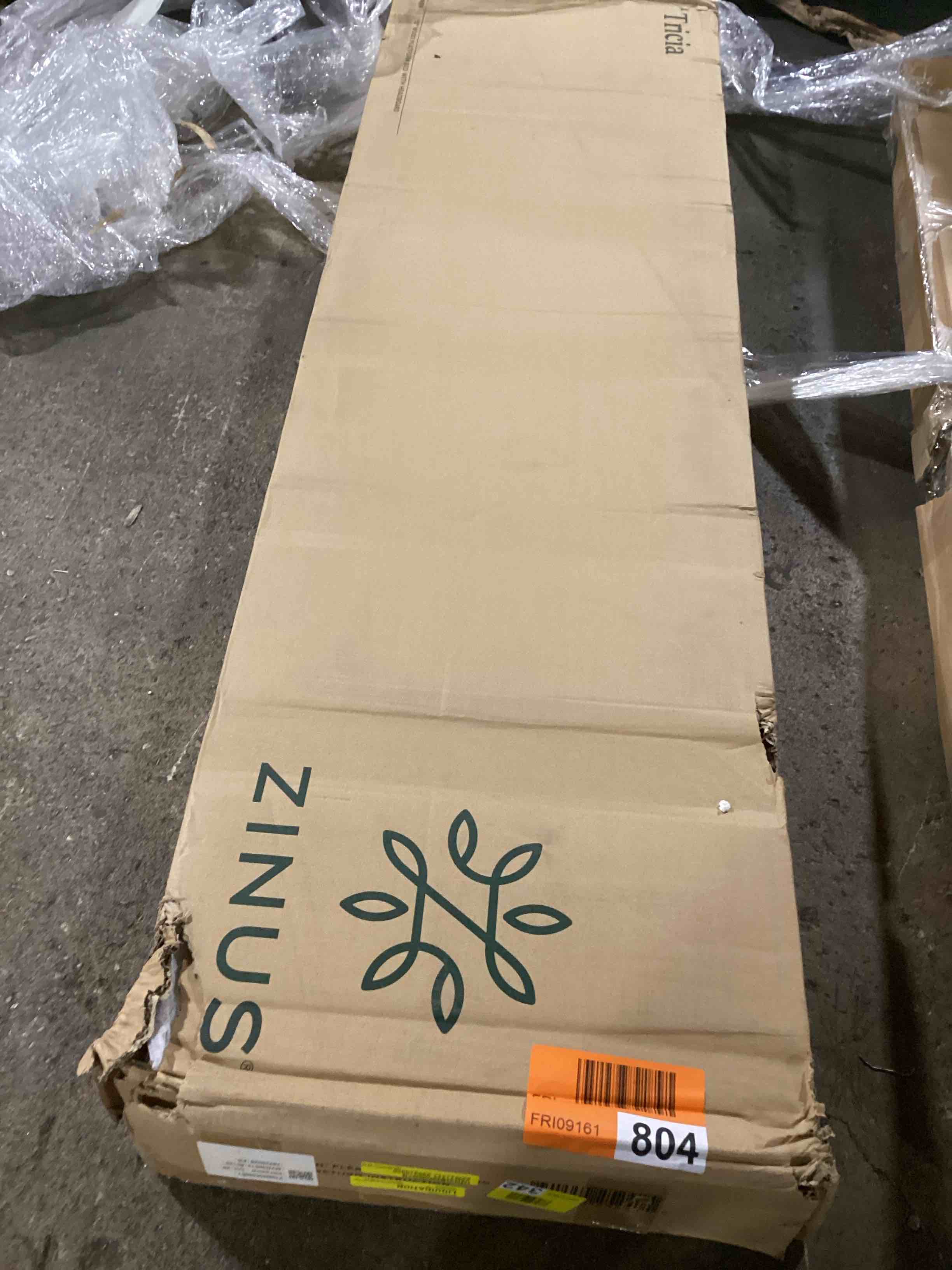 Queen Tricia Wood Platform Bed Frame with Adjustable Headboard Brown