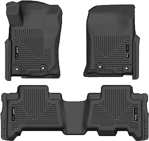 Husky Liners Weatherbeater Series | Front & 2nd Seat Floor Liners - Black | 98131 | Fits 2010-2017 Chevrolet Equinox/GMC Terrain 3 Pcs