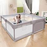 Baby Playpen Play Pens for Babies and Toddlers Baby Fence Baby Play Yards for Indoor & Outdoor with Breathable Mesh Anti-Fall