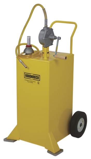 Roughneck UL Listed Diesel Caddy — 30-Gallon, Steel, Yellow