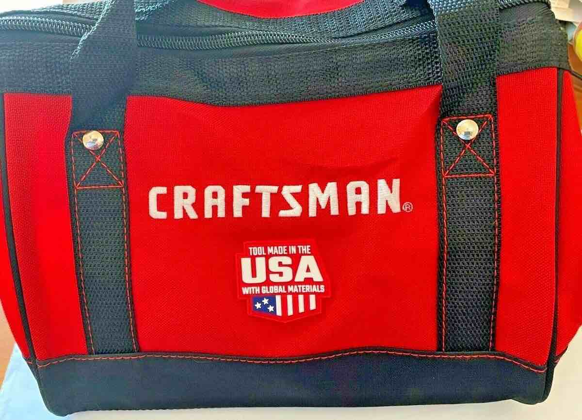 Craftsman  11" wide mouth tool bag Made in USA