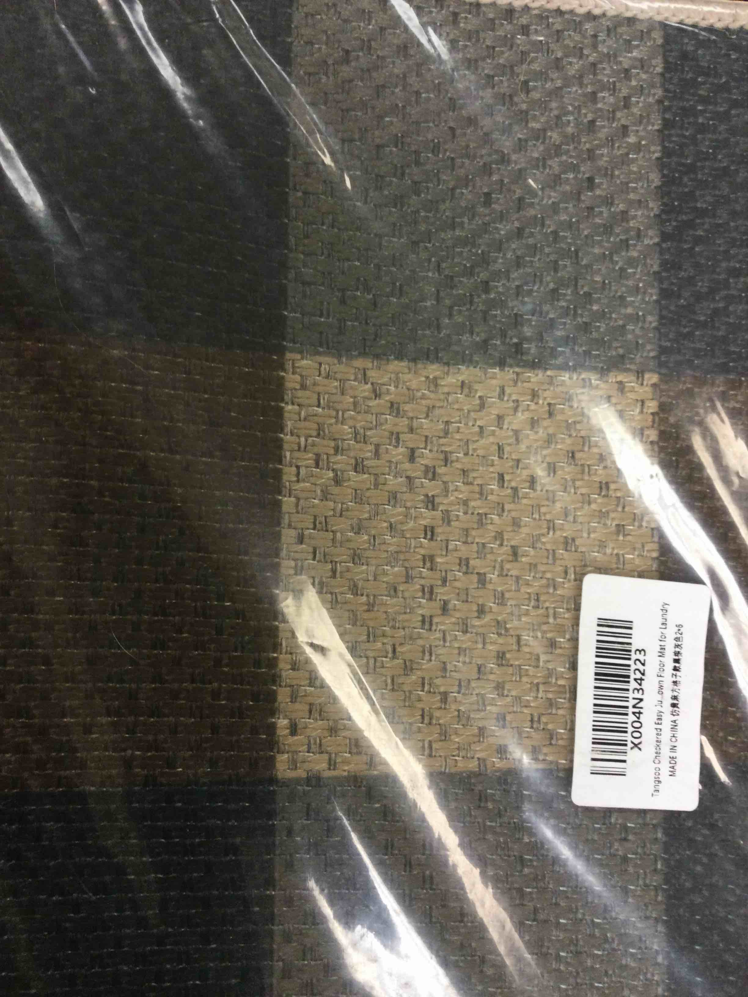 non slip 2x6 kitchen runner rug washable, rubber backed hallway runner non skid carpet for entryway, bathroom, hall way mats for floor 