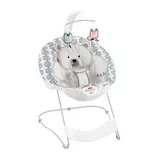 Fisher-Price See & Soothe Deluxe Bouncer Baby Seat with Music and Vibrations, Snugabear Hug