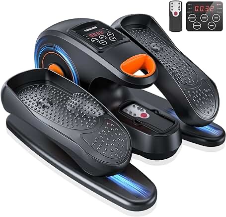 YOSUDA Under Desk Ellipticals Electric, Elipse Leg Exerciser for Seniors Fully Assembled, Seated Pedal Exerciser with Remote Control & Non-Slip Pedals