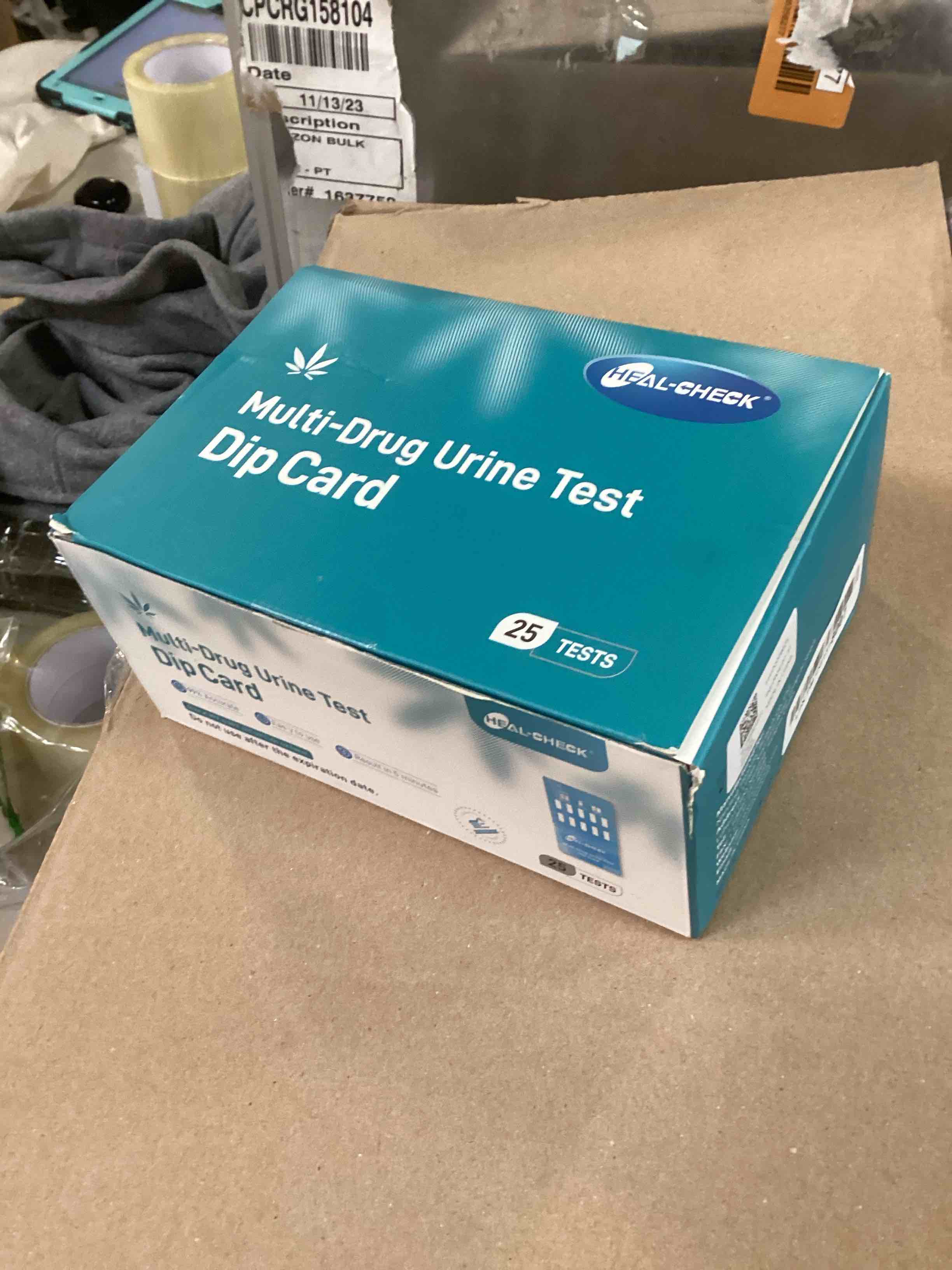 multi drug urine test dip card