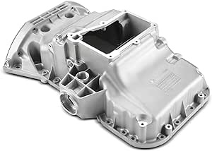 A-Premium Upper Engine Oil Pan Sump with Drain Plug Compatible with Mercedes-Benz C230 C250 C280 C300 C350 & E250 E300 E350 E500 E550 & GLK350